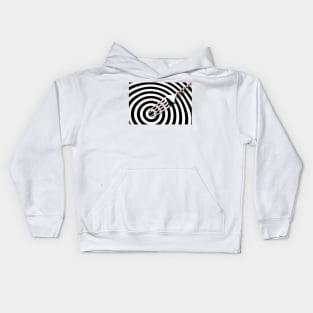 Fork On Graphic Circles Kids Hoodie